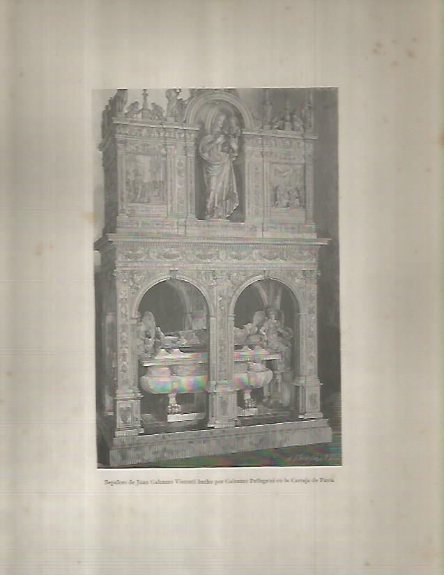 LAMINA 9598: Sepulcro de Visconti en la Cartuja de Pavia