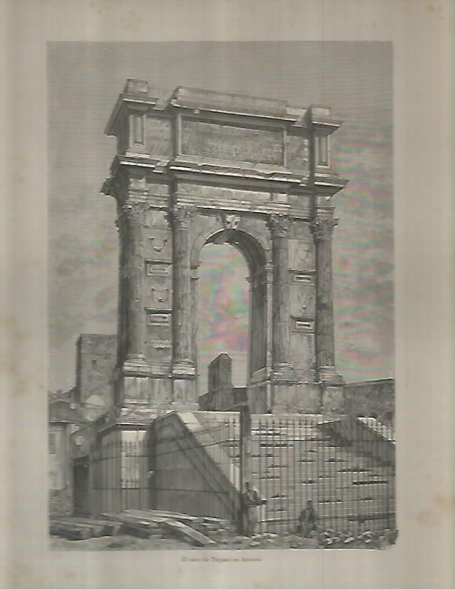 LAMINA 9600: Arco de Trajano en Ancona