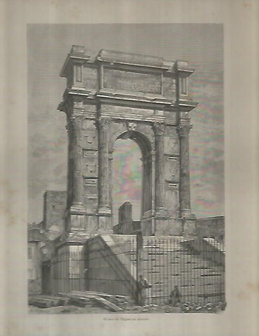 LAMINA 9600: Arco de Trajano en Ancona