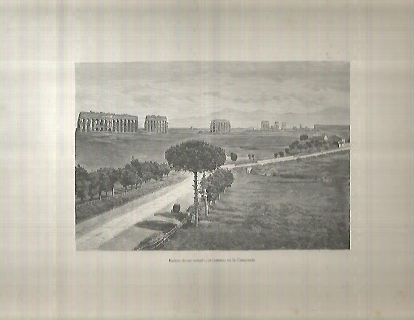 LAMINA 9602: Acueducto romano en la Campania