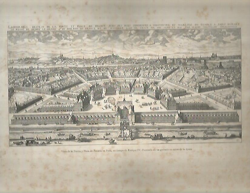 LAMINA 9604: Puerta y Plaza de Francia en Paris