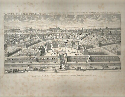 LAMINA 9604: Puerta y Plaza de Francia en Paris