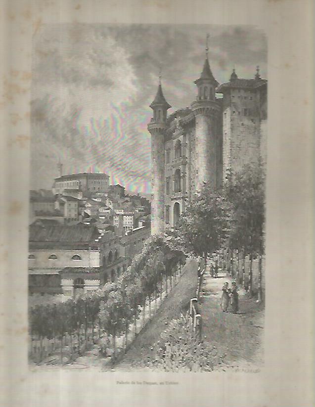 LAMINA 9620: Palacio de los Duques en Urbino