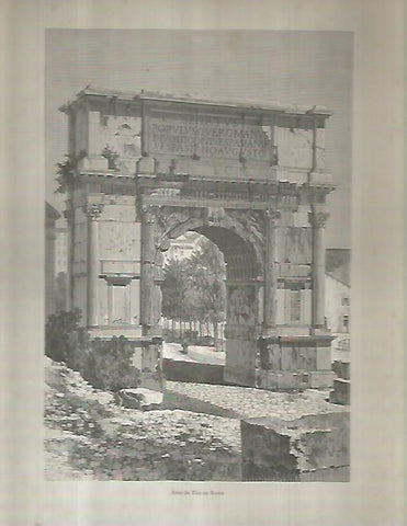 LAMINA 9622: Arco de Tito en Roma