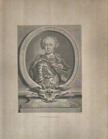 LAMINA 9631: Federico II de Prusia