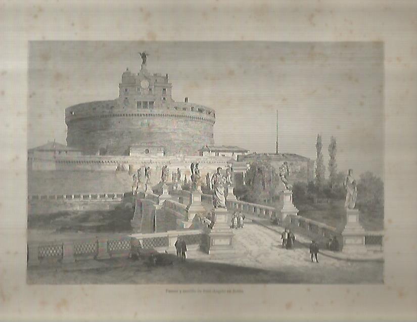 LAMINA 9640: Castillo de Sant Angelo en Roma