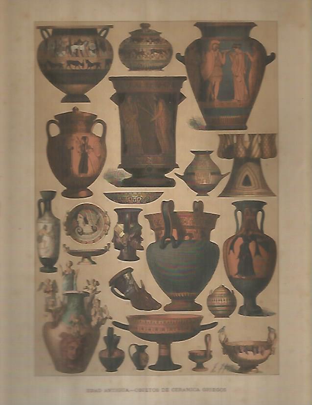 LAMINA 9647: Ceramica de la antigua Grecia