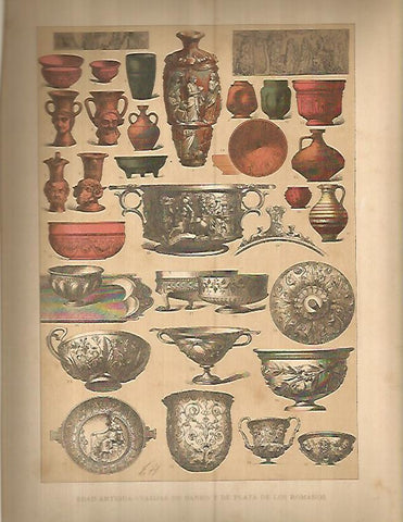 LAMINA 9687: Vasijas de la antigua Roma