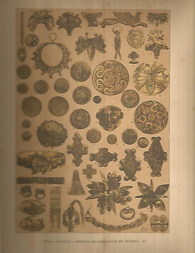 LAMINA 9699: Restos arqueologicos de Micenas