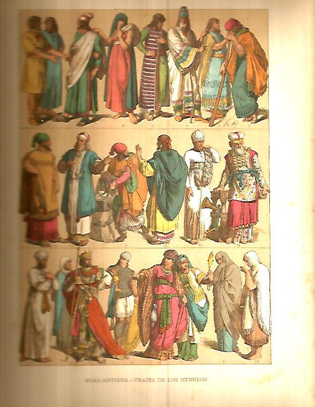 LAMINA 9749: Trajes de los hebreos