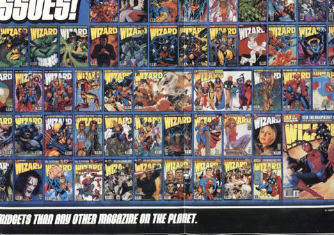 Publicidad Wizard The Comics Magazine 100 issues