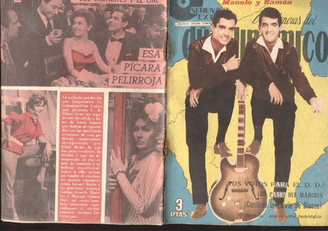Serenata extra: Confidencias del duo dinamico numero 15: poster central Tito Moro y El duo dinamico