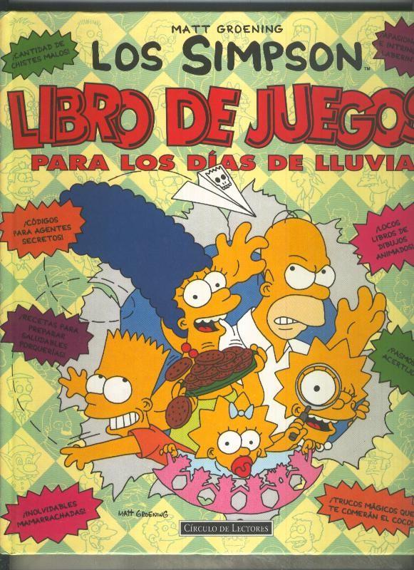 Los simpson: libro de juego para los dias de lluvia