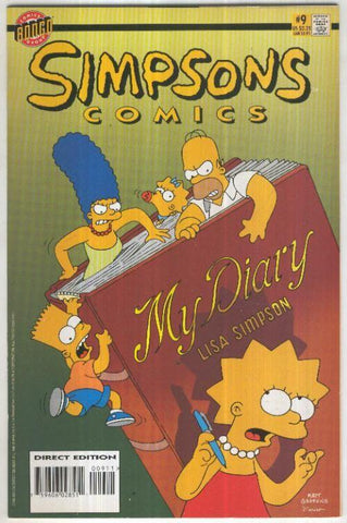 SIMPSONS COMICS, Vol.1 No.09: The Purple prose of Springfield