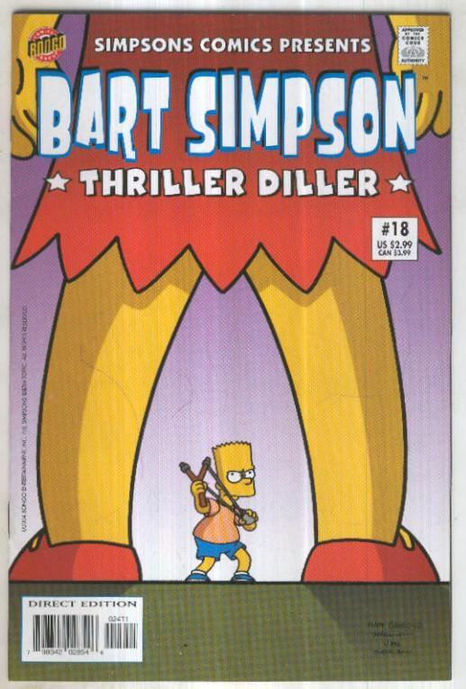 BART SIMPSON, Vol.1 No.18: Secret Agent, Man (Bongo 2004)