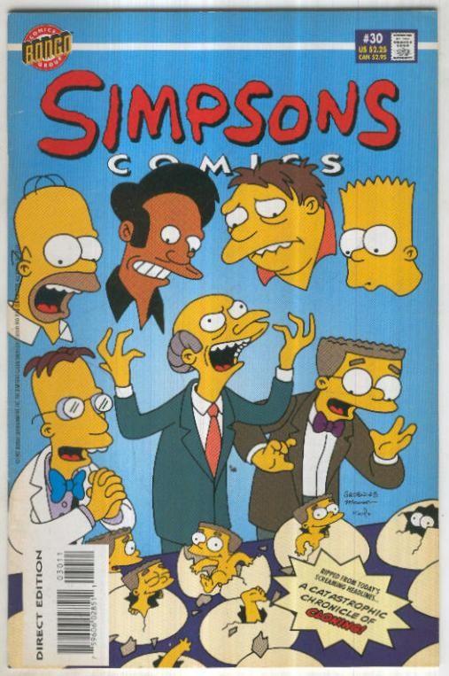 SIMPSONS COMICS, Vol.1 No.30: Smitherses (Bongo 1997)