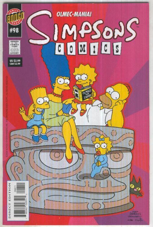 SIMPSONS COMICS, Vol.1 No.98: Return of Xttapalatakettle (Bongo 2004)