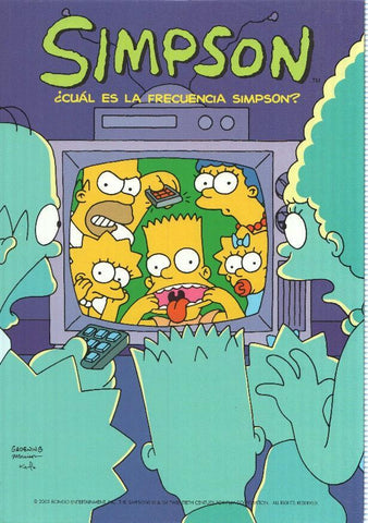 Simpson: Cual es la frecuencia Sipson