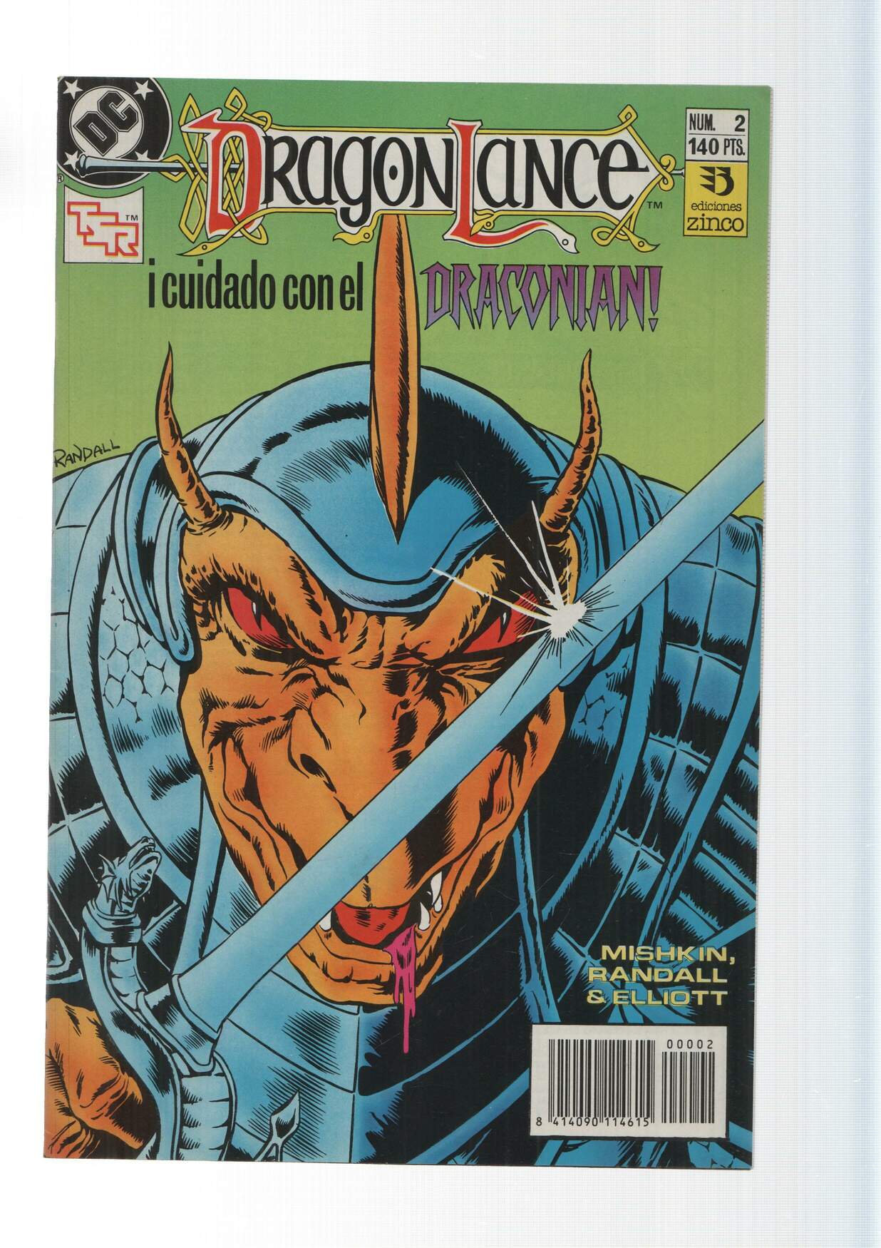 Zinco: Dragonlance num 2 - Ritos de Combate. DC