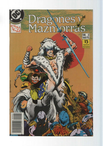 Zinco: Dragones y mazmorras num 2, Los mercenarios de Manshako. DC