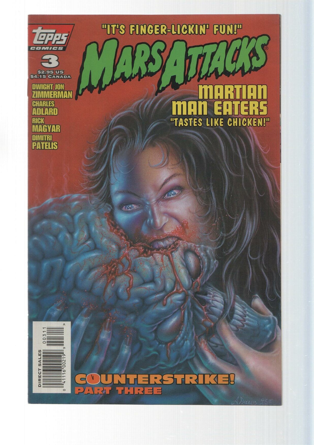 Topps Comics: Mars Attacks num 3, vol. 2 - Counterstrike part three