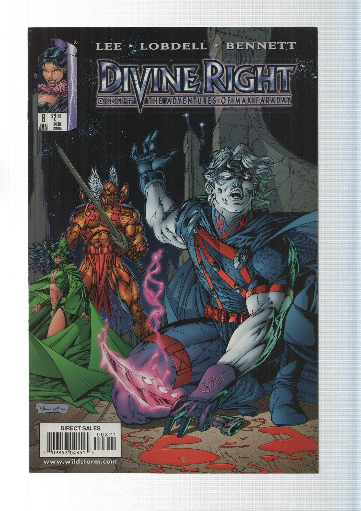 Image Comics: Divine Right num 8, The Adventures of Max Faraday - Into the Hollow Realm part one