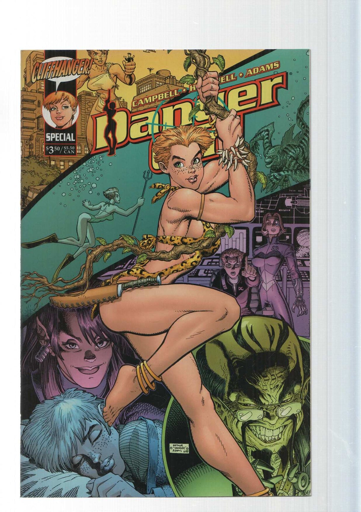 WildStorm: Danger Girl Special 1, The Mods Bods and Delusions of Grandeur. Cliffhanger