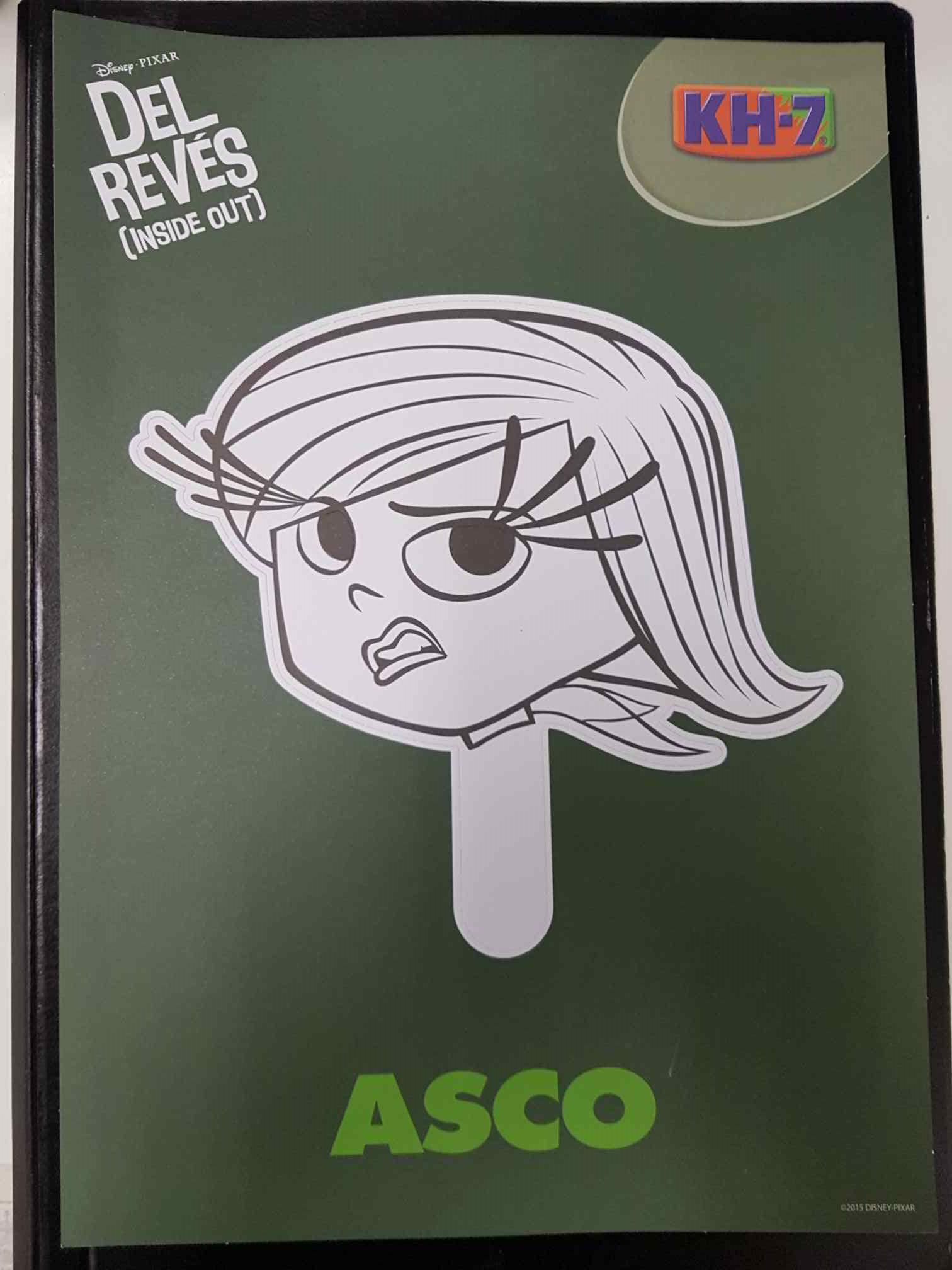 Juego careta Disney Pixar: Del Reves (inside Out) modelo: Asco