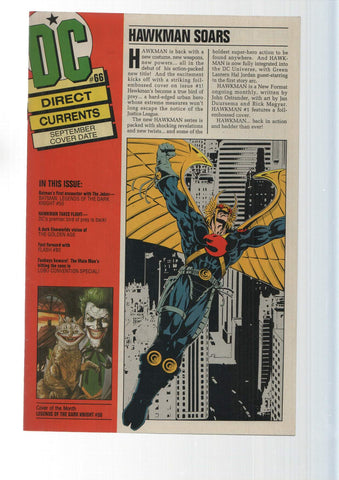 DC: Direct Currents num 66 - cover of the Month Legends of the Dark Knight 50