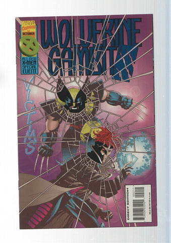 Marvel: Wolverine and Gambit num 2, vol. 1 - Victims. Part 2, in Deep. El titulo es de color azul metalizado