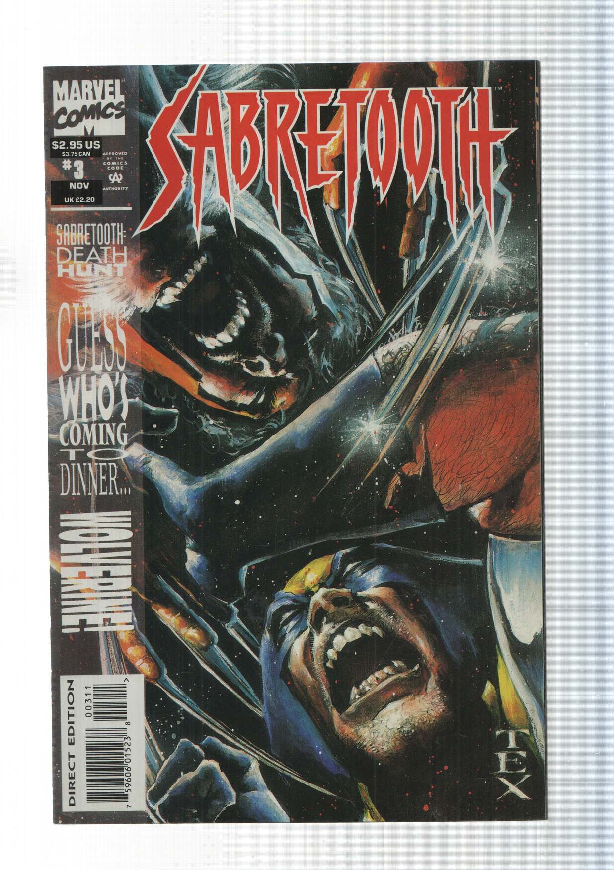 Marvel: Sabretooth num 3, vol. 1 - City of light