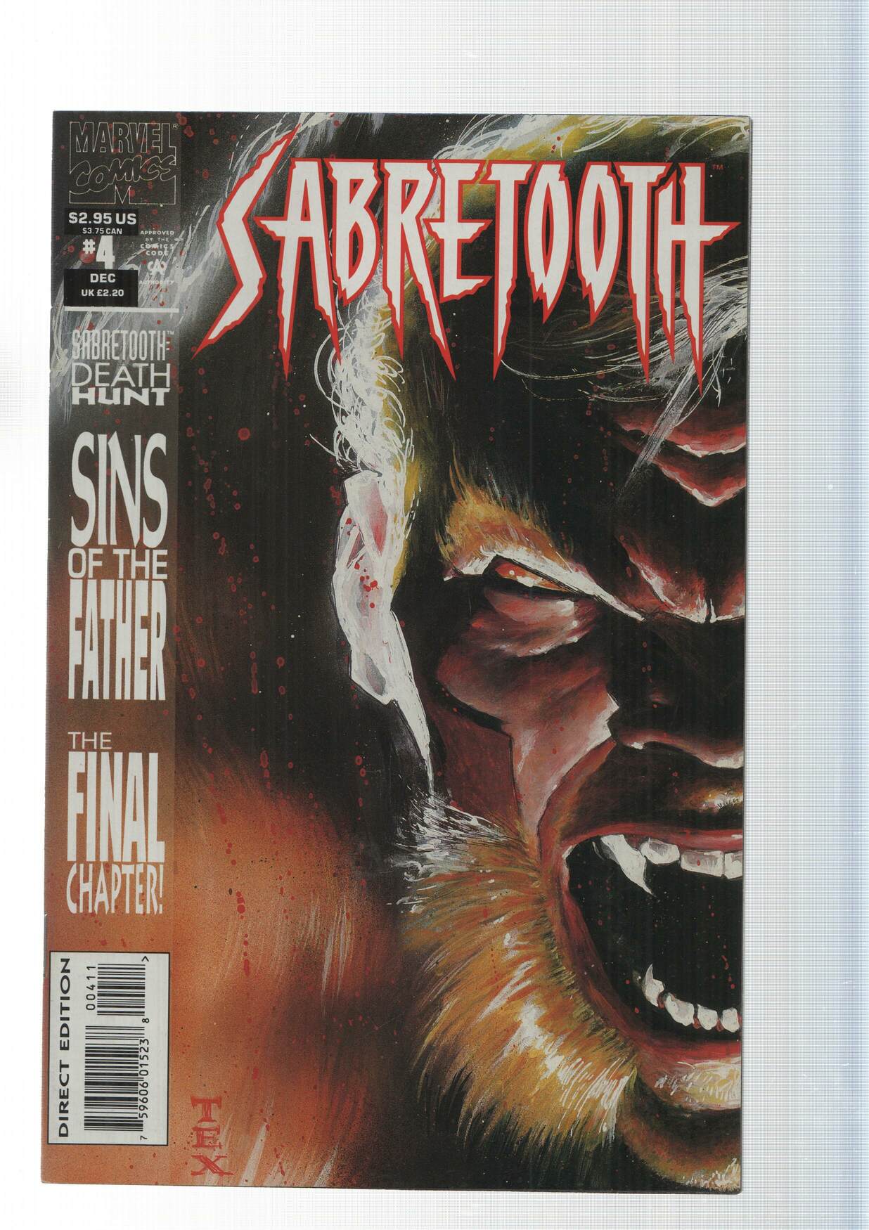 Marvel: Sabretooth num 4, vol. 1 - Sins of the Fathers