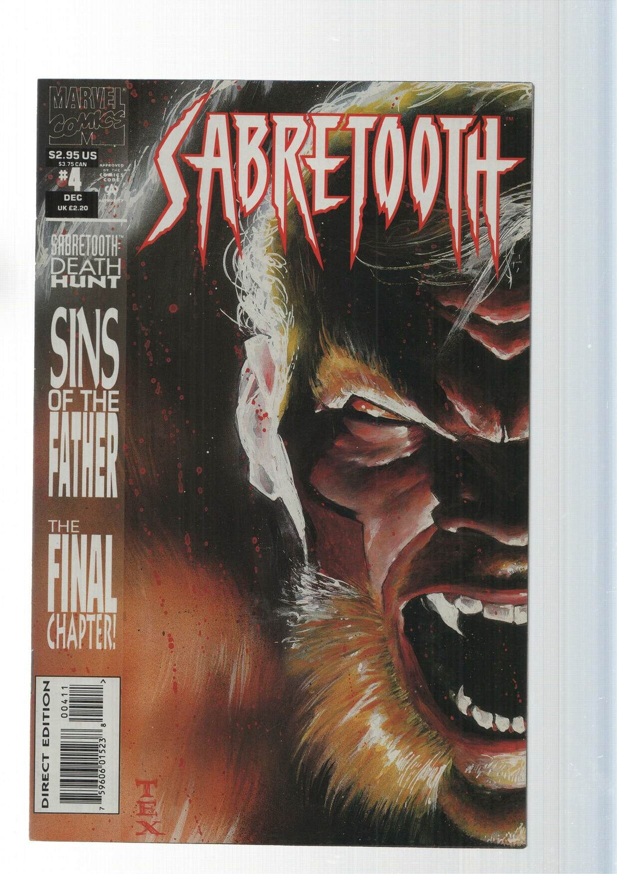Marvel: Sabretooth num 4, vol. 1 - Sins of the Fathers