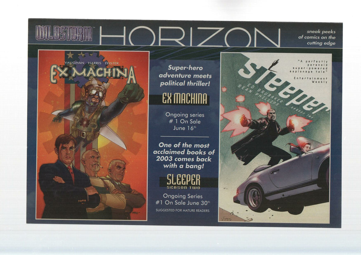WildStorm: Horizon 15. Sneak peeks of comics on the cutting edge