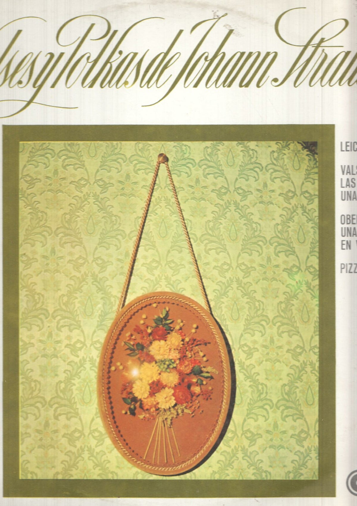 LP: Valses y Polkas de Johann Strauss. Richard Muller-Lampertz y su gran orquesta