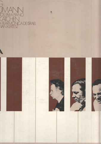 LP: Grieg, Schumann, Julius Atchen - Conciertos para piano, Orquesta Filarmonica de Israel. Istvan Kertesz