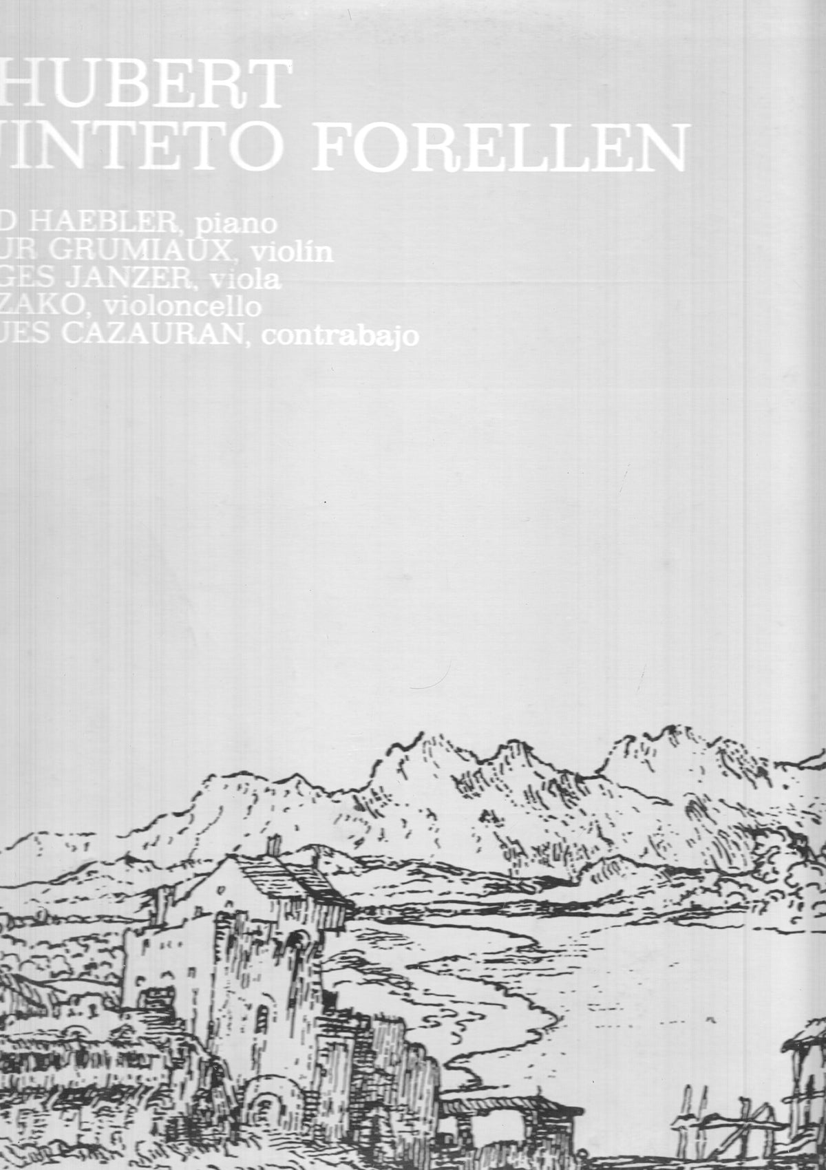LP: Quinteto Forellen - Schubert. Philips