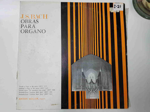 LP: Obras para organo, J.S. Bach - Anton Heiller, Organo