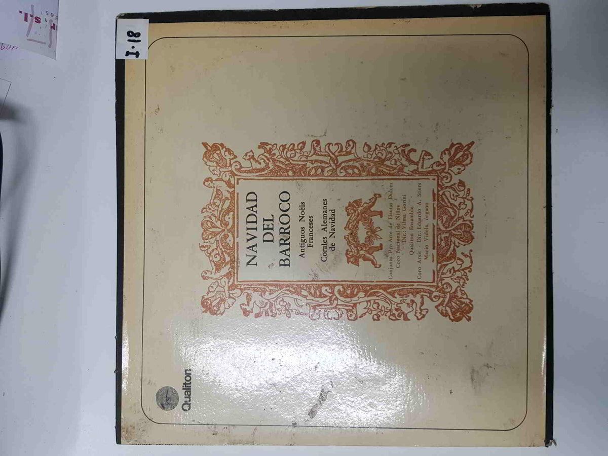 LP: Navidad del Barroco. Antiguos Noels Franceses. Corales Alemanes de Navidad. Qualition