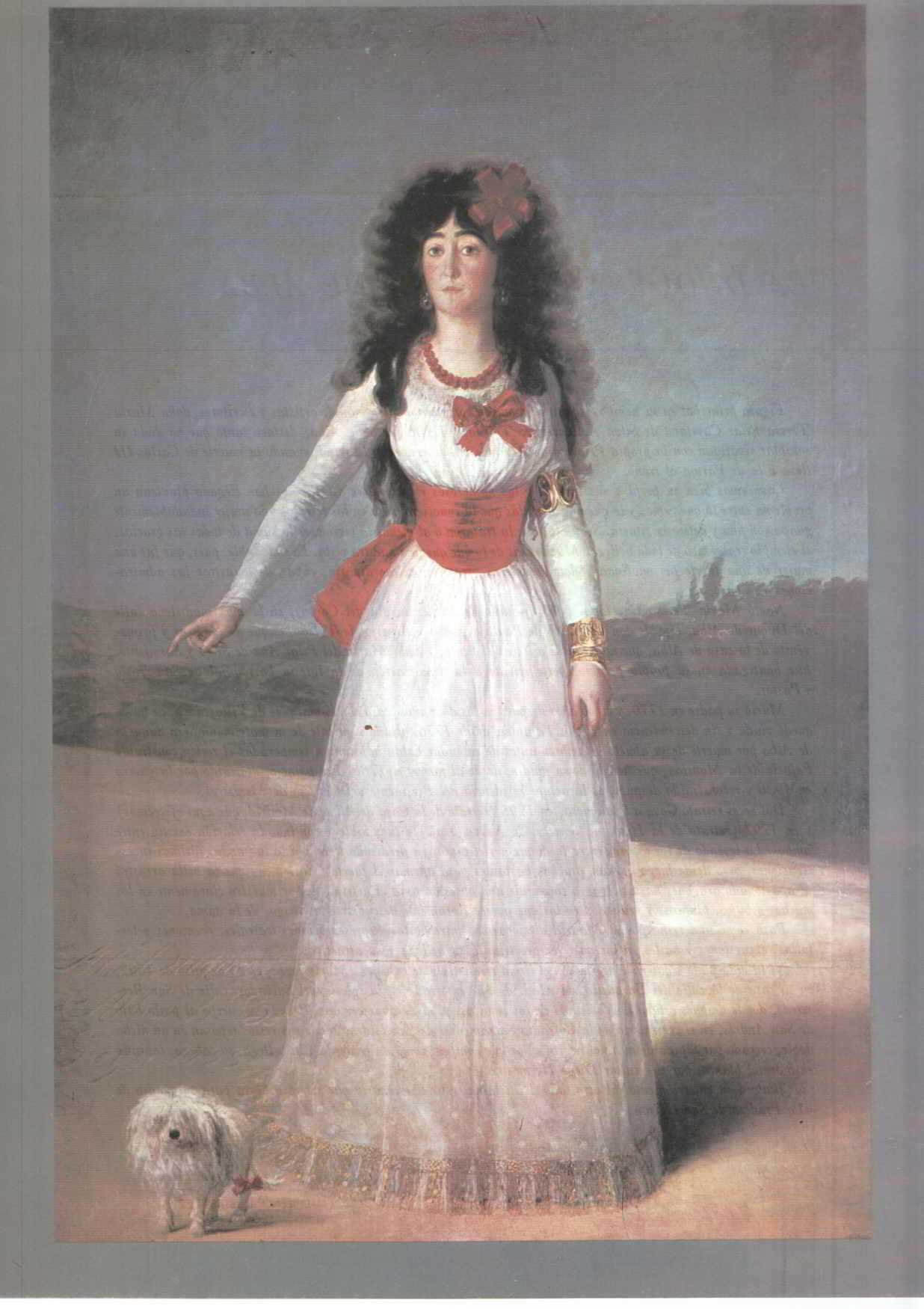 Lamina/sheet/feuille numerada 032: La Duquesa Cayetana de Alba