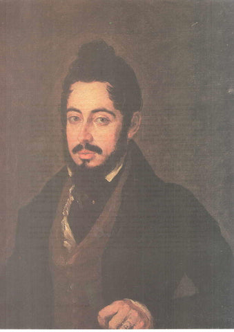 Lamina/sheet/feuille numerada 045: Mariano Jose de Larra, Figaro