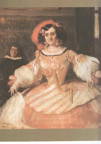 Lamina/sheet/feuille numerada 080: Maria Guerrero