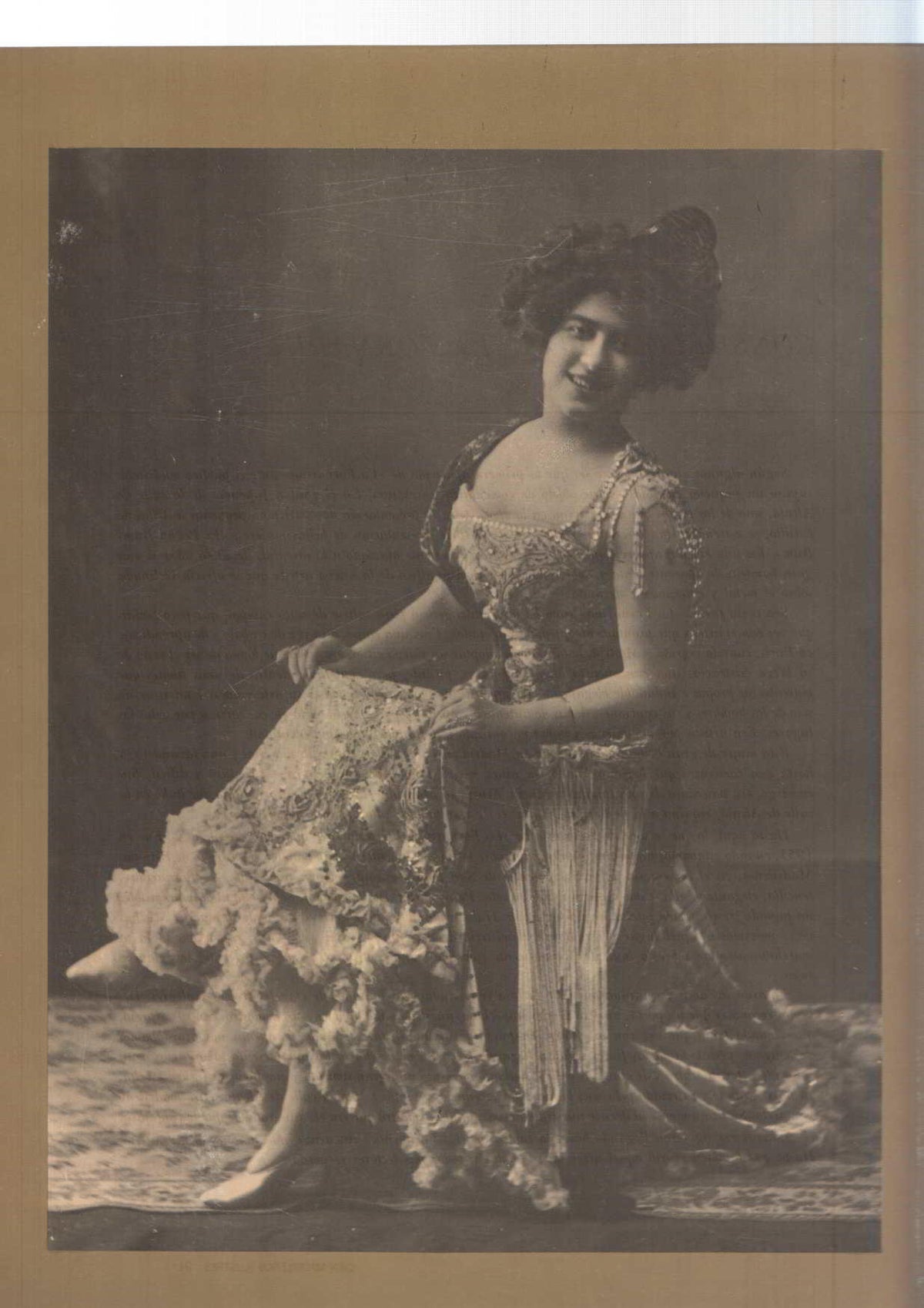 Lamina/sheet/feuille numerada 091: Consuelo Vello, La Fornarina