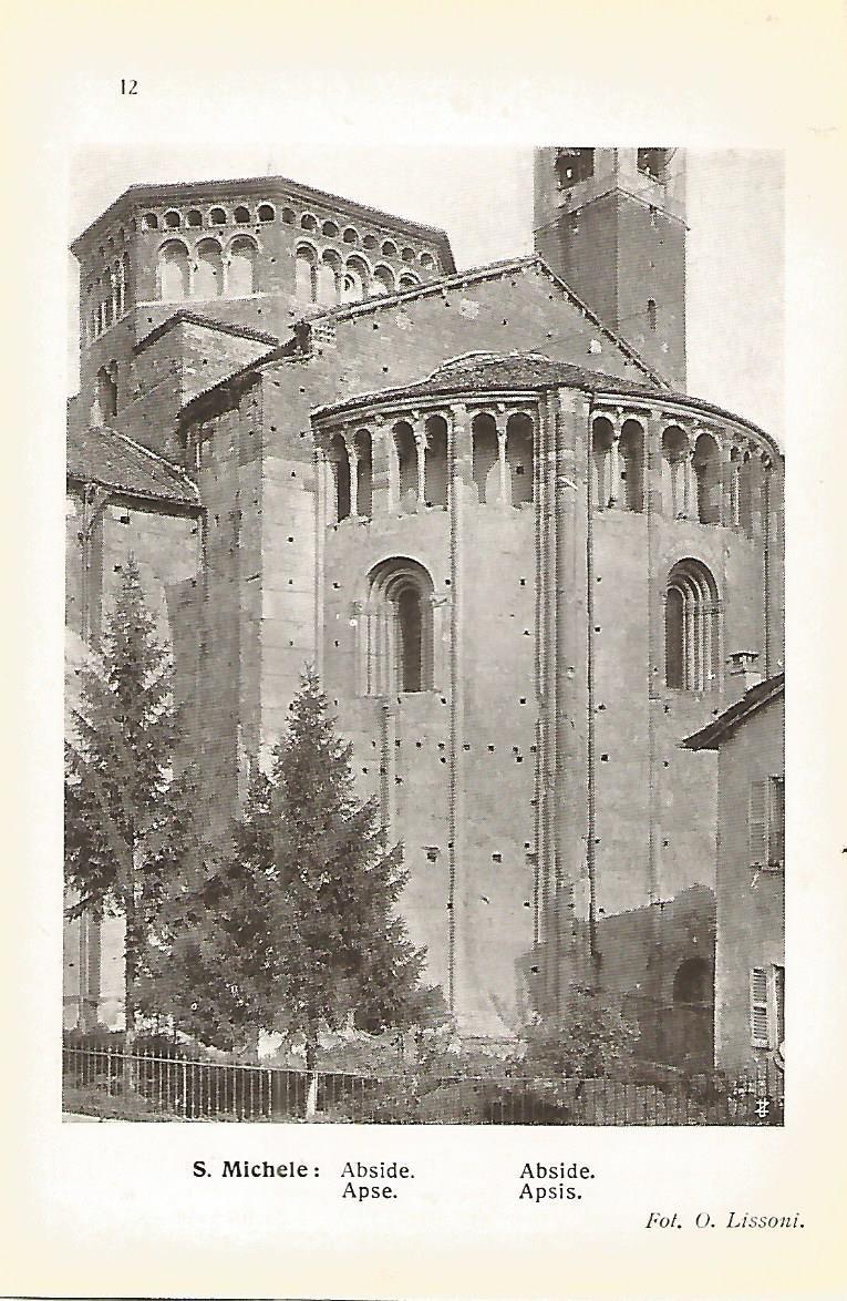 Lamina 649:  PAVIA. Iglesia de San Miguel. Abside