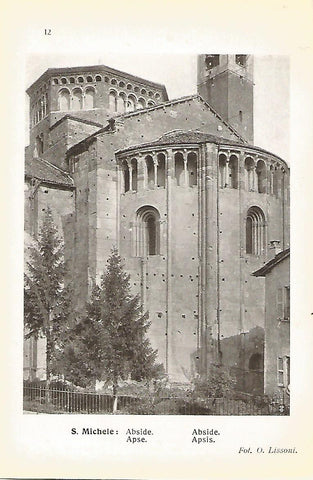 Lamina 649:  PAVIA. Iglesia de San Miguel. Abside