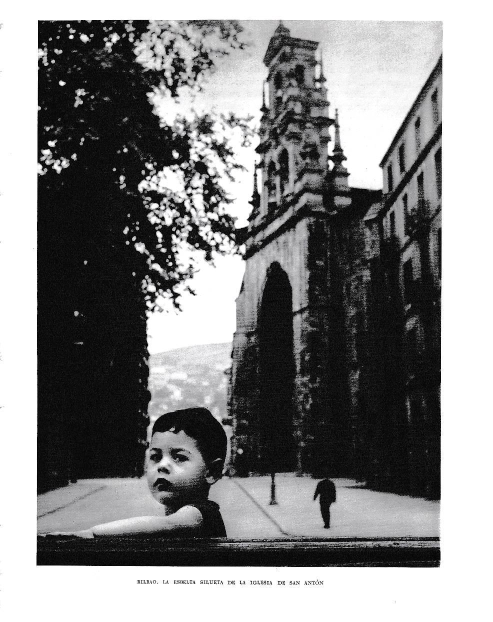 LAMINA 6175: Bilbao iglesia de San Anton