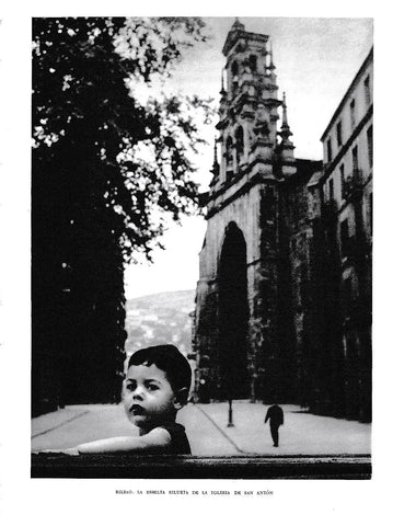LAMINA 6175: Bilbao iglesia de San Anton