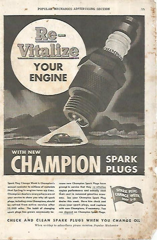 LAMINA 8191: Publicidad de Champion