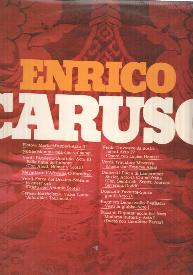 LP: Enrico Caruso. Moviepay. Exitos de hoy y de siempre