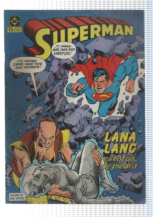 Zinco: Superman num 5 - Lana Lang, estatua de piedra. DC
